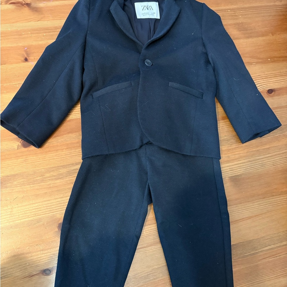 Zara Classic navy blue Kids Suit